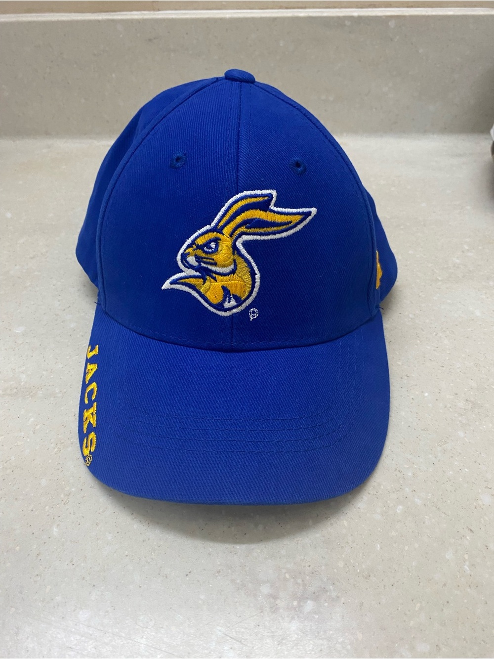 South Dakota State Jackrabbits Hat Russell Athletic Blue Cap Jacks Adjustable